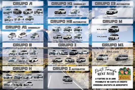 Rent a Car Pirati Tenerife